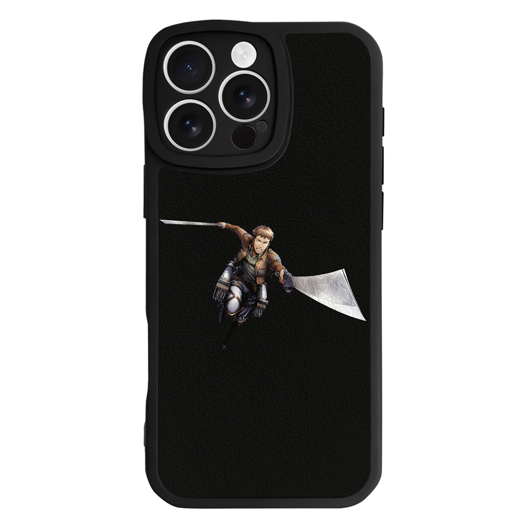 （画像用） 進撃の巨人 Attack on Titan 【iPhone 16シリーズ対応】シリコンスマホケース（レザー調） 材質：シリコン